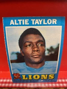 1971 Topps Football #62 Altie Taylor Detroit Lions EX + - Picture 1 of 3