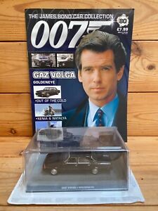#80 The James Bond Car Collection - GAZ Volga Goldeneye Car and Magazine
