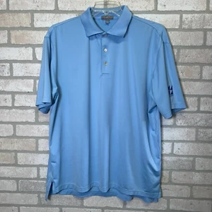 Peter Millar Sommer Komfort Golf Poloshirt Herren Large blau FORESIGHT ENERGY - Bild 1 von 15