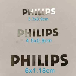 Adesivo logo metallo PHILIPS per PC computer frigorifero digitale personalizzato fai da te - Foto 1 di 6