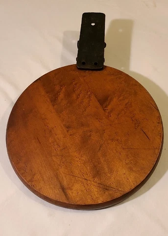 Beautiful Original Antique Fold Down Wall Mount Seat 10in H&M Co. Chicago IL Cover