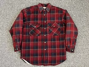 Northwest Territory Shirt Men’s M Red Plaid Sherpa Lined Button Flannel Jacket - Picture 1 of 9