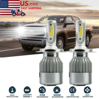 Para Toyota Tundra 1999-2006 Super Brillante LED Faro Bombilla Faro Blanco Foto 1 de 4