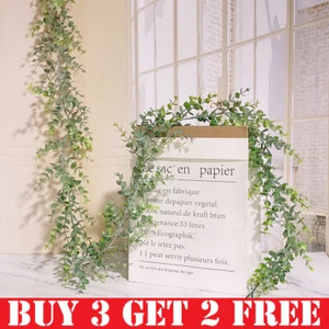 Artificial Eucalyptus Fake Ivy Leaf Vine Garland Flower Plant Wedding Home Decor - Picture 1 of 12