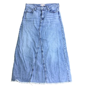 Lucky Brand Long Blue Denim Jean Maxi Skirt NWT Womens Size 14/32 - Picture 1 of 11