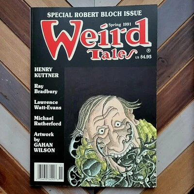 Weird Tales #300 (1991 Vol.52 #3) R.BLOCH Issue NM/HIGH GRADE Fantasy & Horror Foto 1 de 3