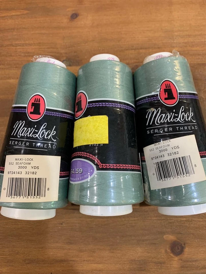MAXI-LOCK Serger Thread Cones Various Colors 3000 Yards Each Cone - Image 1 of 1
