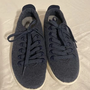 Allbirds WP/W7 Size 7 Womens Wool Runner Mizzles Navy Blue Shoes Sneaker - Picture 1 of 5