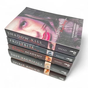 Richelle Mead Vampire Academy 5 Books Lot Shadow Kiss Frostbite Sacrifice Bound - Picture 1 of 15