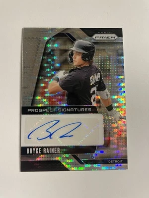Bryce Rainer 2025 Prizm Baseball Prospect Rookie Auto /199 Tigers - Image 1 of 2