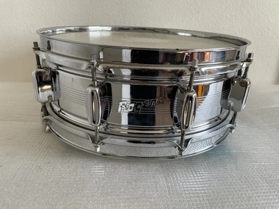 De colección 1961 Rogers 7-Line Dyna-Sonic 5x14 Caja Tambor Pan Mantequilla Gretsch Shell Foto 1 de 4