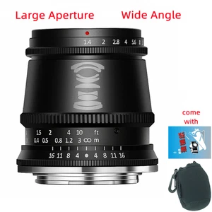 TTArtisan 17mm F1.4 APS-C Wide Angle Lens For Fujifilm XF X Mount T30 T5 Camera - Picture 1 of 12