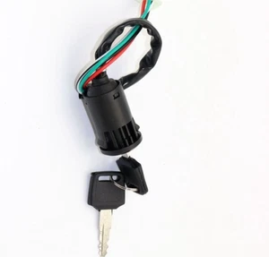 4 Wire Ignition Key Barrel Switch 50cc 110cc 125cc 250cc PIT Quad Dirt Bike ATV - Imagen 1 de 5