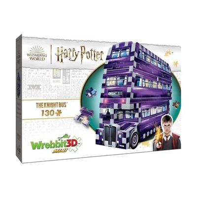Nuevo - Colección Wrebbit Harry Potter - Mini rompecabezas 3D The Knight Bus: 130 piezas Foto 1 de 4