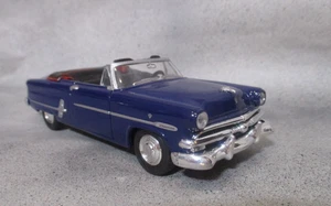 Ford Crestline Sunliner 1953 Welly convertible azul oscuro escala 1:43 diecast - Imagen 1 de 6