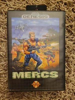 Mercs (Sega Genesis, 1991) CIB. Tested and working.  - Image 1 of 4