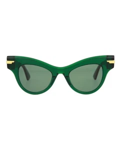 Bottega Veneta Damen Cat Eye Grün Grün Grün Mode Designer Brille - Bild 1 von 4