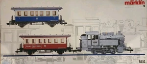 MARKLIN GAUGE 1 5510 BR80 STEAM LOCOMOTIVE PASSENGER SET - Picture 1 of 13
