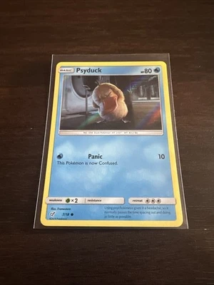 Pokemon Psyduck Holo Common 7/18 Detective Pikachu Holo Trading Card TCG - Image 1 of 4