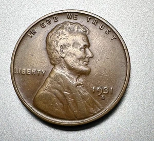 1931-S LINCOLN CENT NICE DETAIL KEY DATE #9057 - Picture 1 of 2