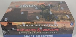MTG MAGIC COMMANDERS LEGENDS D&D BATTLE FOR BALDUR’S GATE BOOSTER BOX - Picture 1 of 4