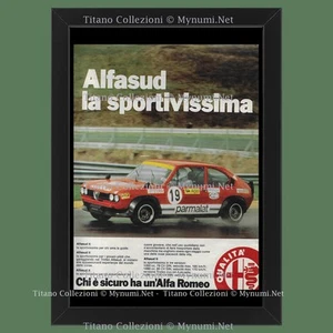 Anni ' 70 * Pubblicità Originale "Alfa Romeo, Alfasud la Sportivissima" Cornice - Bild 1 von 1