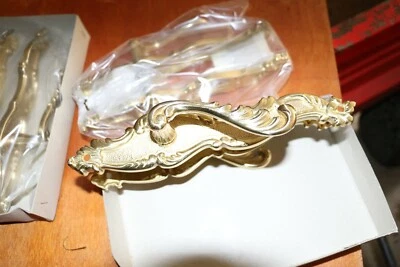 3 poignées de porte en laiton - Photo 1/2