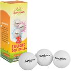 Gender Reveal / Prank / Joke / Exploding Golf Balls by Sundown Golf - Box of 3