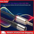 Gold-Plated 3.5mm Male to Mini XLR 3Pin Male Microphone Cable (0.3 m)