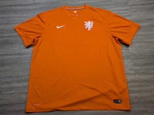 Nike Men's XXL 2XL Netherlands 2014 Football Soccer Jersey Holland KNVB Home - Picture 1 of 12