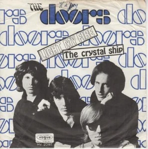 DOORS Light My Fire/ The Crystal Ship 1967 RARE or HOLLAND single NICE condition - Imagen 1 de 1