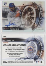 2018 Topps Finest Finest Hour Auto Amed Rosario #FHA-AR Rookie Auto RC