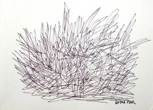 Lutka Pink - Drawing Original - Felt - Explosion - Picture 1 of 2