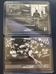 Baseball 2024 Topps Black & White - Singoli #1-110 - Scegli tu - AGGIORNATO 1/3 - Foto 1 di 108