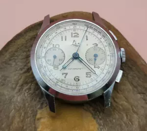 Orologio Lee Chase Corp Svizzero 17 Gioielli Cronografo 35mm Miitary Seconda Guerra Mondiale Uomo - Foto 1 di 12
