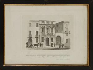 MORO MARCO (1817 - 1885) PALAZZO CAPRA (SUL CORSO) litografia XIX sec. Antonio - Bild 1 von 1