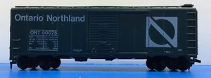 HO Scale "Ontario Northland" ONT 90075 40' Freight Train Box Car / Athearn #1 - Bild 1 von 12