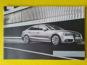 Audi A5 S5 Sportback SE S Line Black car brochure catalogue October 2012 MINT B - Picture 1 of 12