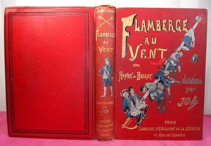 FLAMBERGE AU VENT Henry de Brisay illustré par Job + ex dono 1860 - Picture 1 of 12