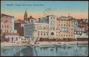 cartolina ANCONA palazzo banca d'italia visto dal mare - Bild 1 von 1