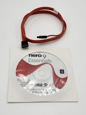 NERO MULTIMEDIA SUITE 9 ESSENTIAL and SATA data cable bundle - Image 1 of 4
