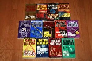 Lot 13 book Jonathan Kellerman Alex Delaware Blood Test Time Bomb Bad Love Bones - Imagen 1 de 2