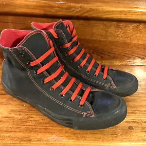 Converse Chuck Taylor All Star Mens High Top Shoes Black Red Sz 12 885177 - Picture 1 of 8