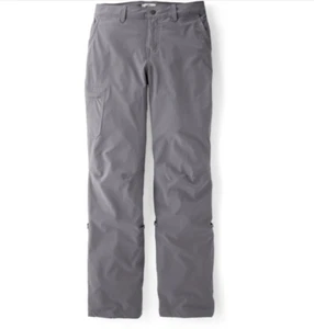 REI Co-op Womens Regular Fit Kornati Roll Up Hiking Pants Size 10 Gray Stretch - Picture 1 of 11