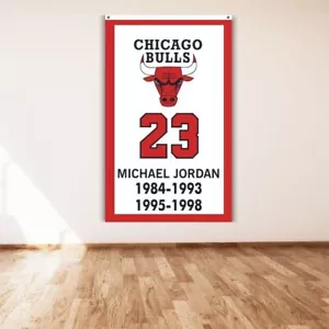Chicago Basketball 3x5 ft Flag Wall Decor Man Cave Banner - Picture 1 of 1