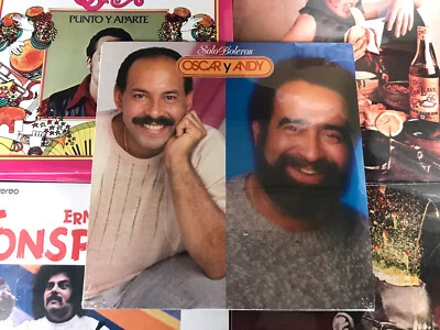 RARE LP New Sealed Salsa Oscar D’Leon Andy Montañez Solo Boleros Sitiera Longina - Image 1 of 2