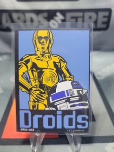2023 Star Wars Card.Fun #SW01-052 DROIDS Base Card Disney - Picture 1 of 2