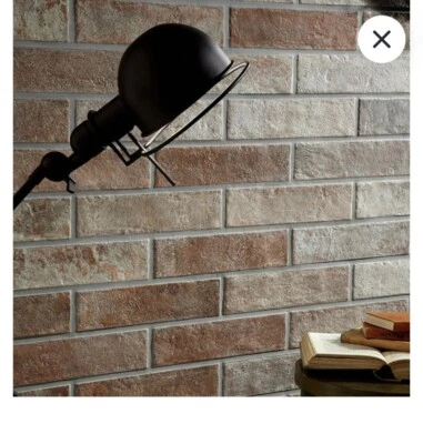 Porcelain Superstore Brix Red Tile (brick effect) 7 x 31 cms - Image 1 of 4