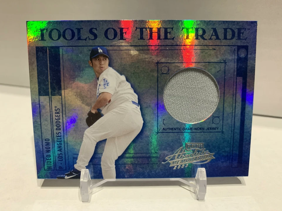 Hideo Nomo 2003 Absolute Memorabilia Tools of the Trade Game Used Jersey 23/50 - Image 1 of 2