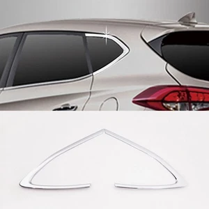 Chrome C Pillar Molding Trim Garnish 2p for 2016 - 2020 Hyundai Tucson : ALL NEW - Picture 1 of 8